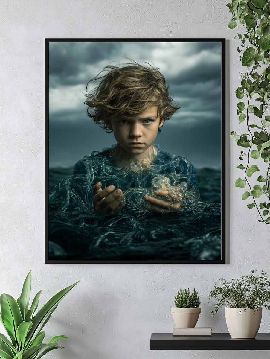 Storm Child — Surreal Photography Print. — room view 4