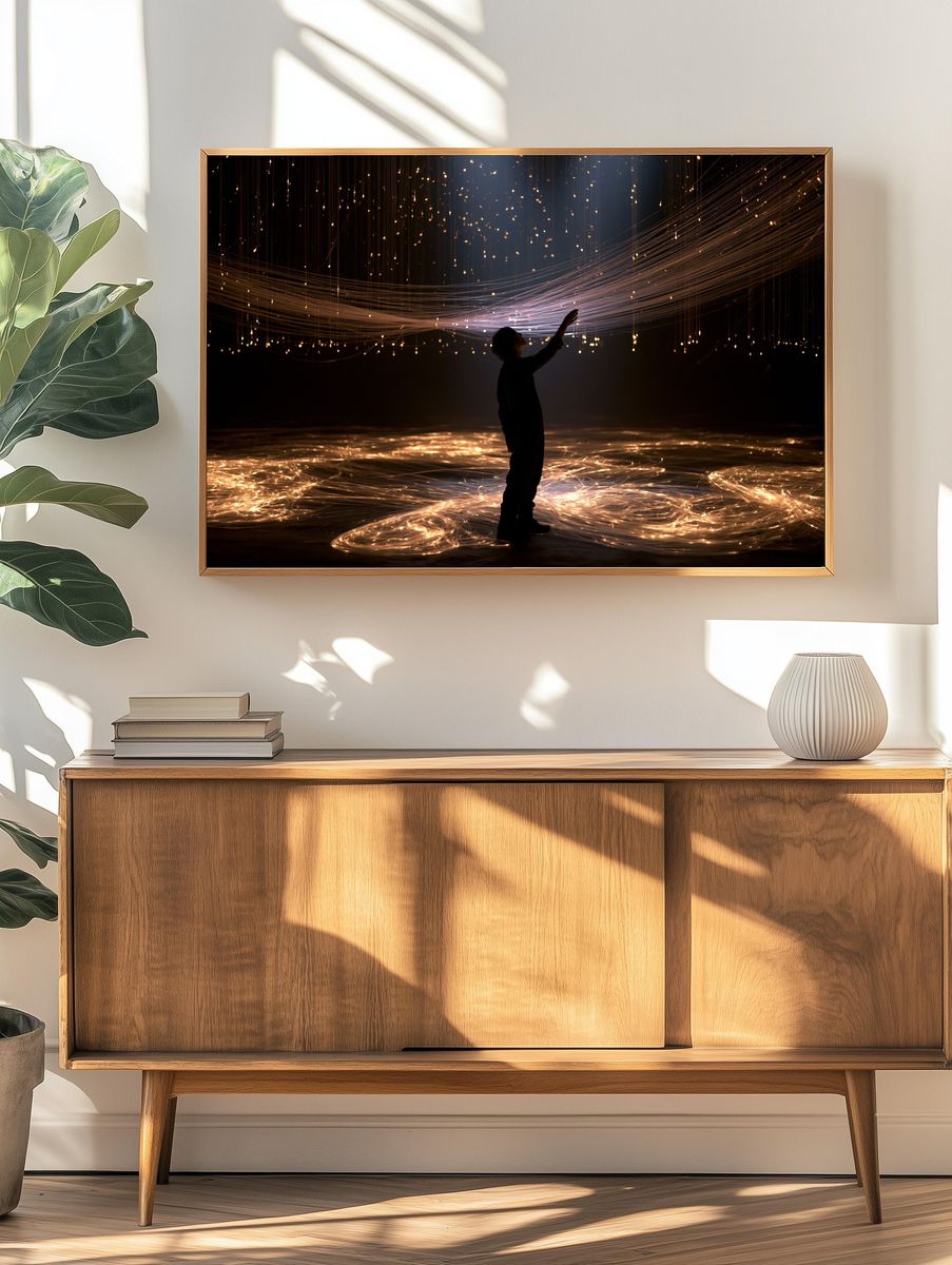 Light Figure Photography Poster. — room view 3
