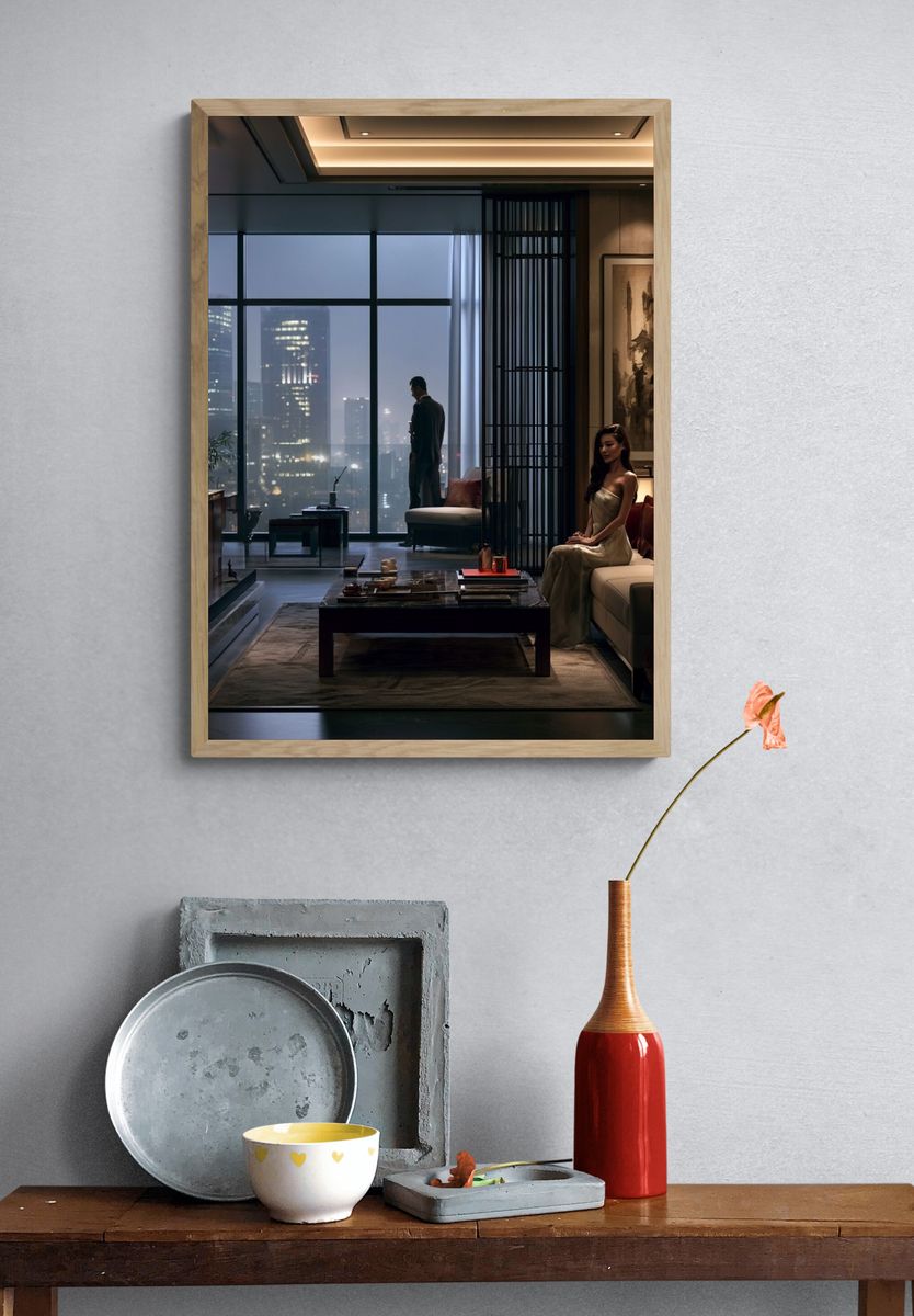 Luxury Penthouse Interior Photography Poster. — room view 3