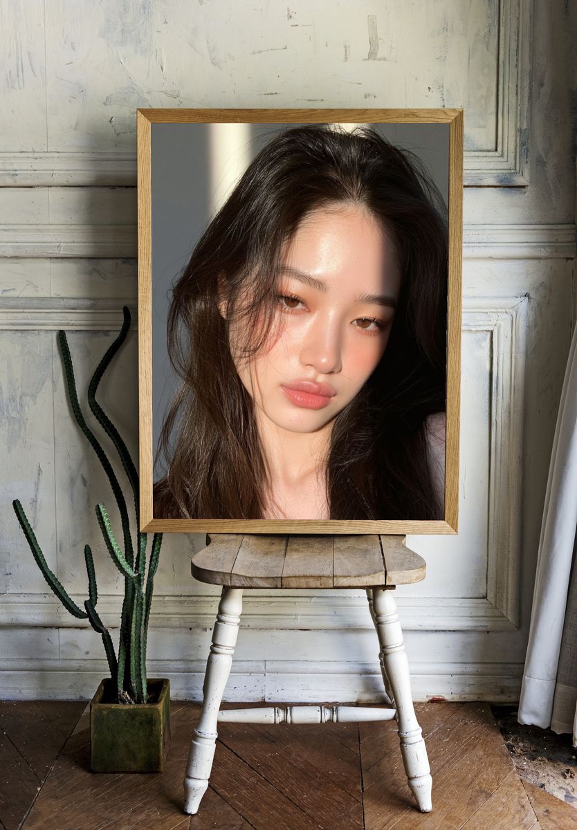 Soft Light Portrait Print. room preview