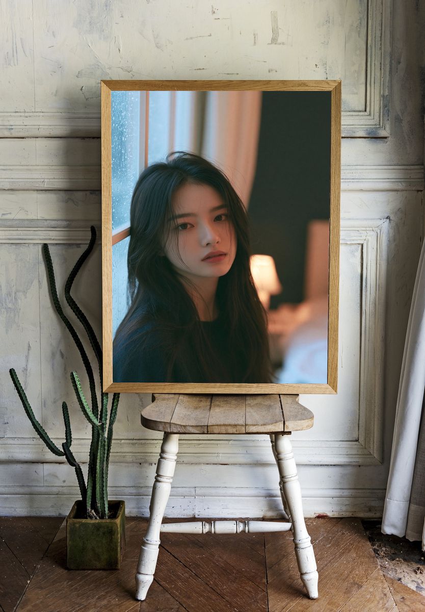 Soft Light Portrait Photography Poster. room preview