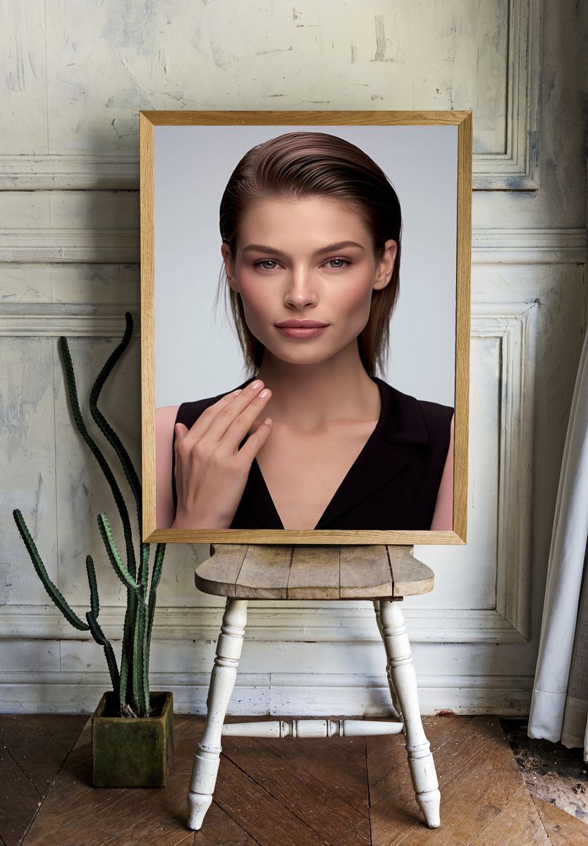 Elegant Portrait Poster. — room view 1