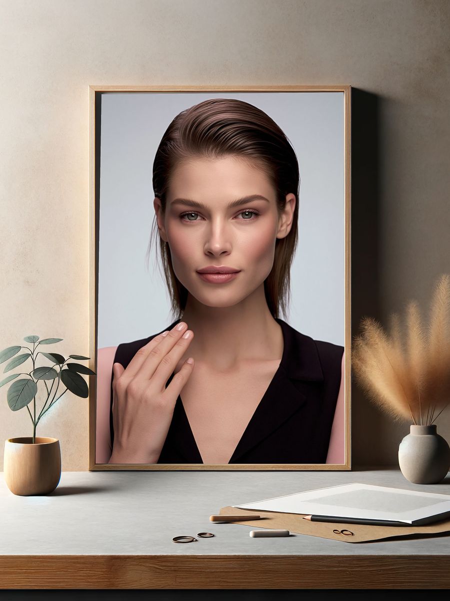 Elegant Portrait Poster. — room view 2
