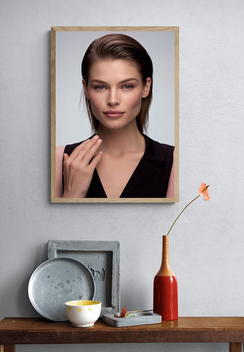 Elegant Portrait Poster. — room view 3