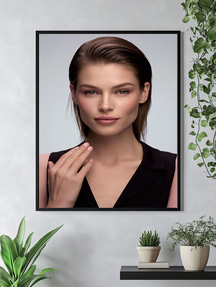 Elegant Portrait Poster. — room view 4