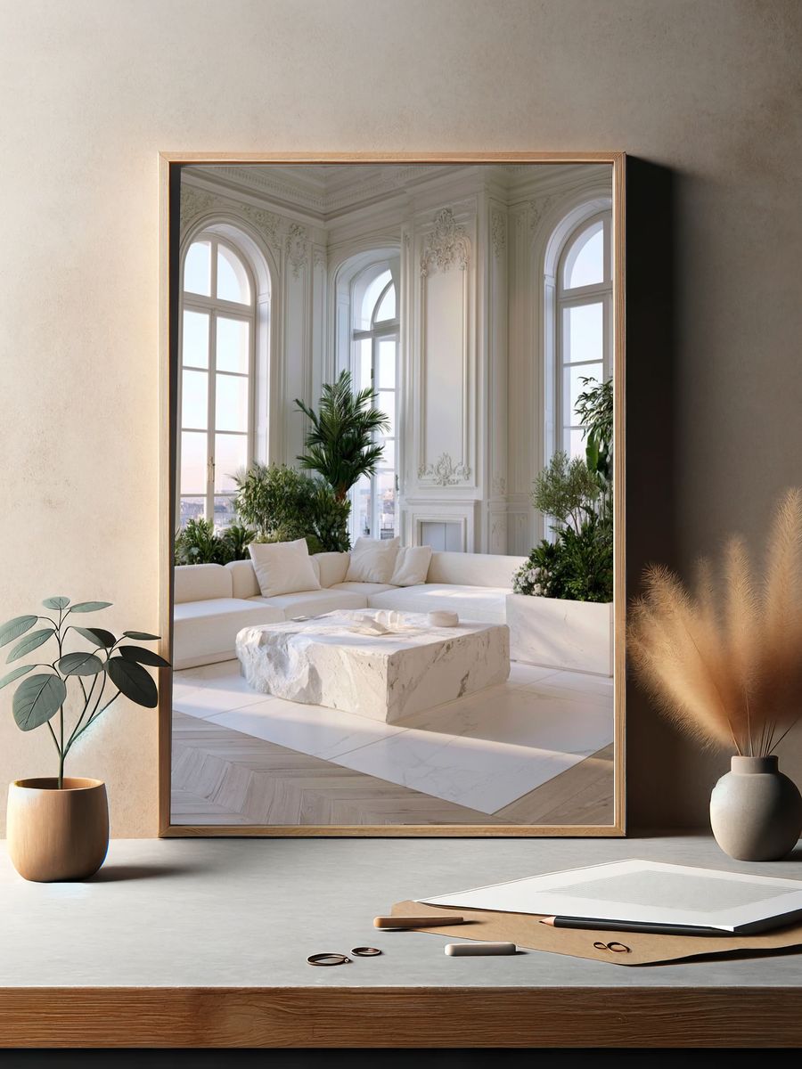 Elegant Parisian Interior Photography Poster. — room view 2