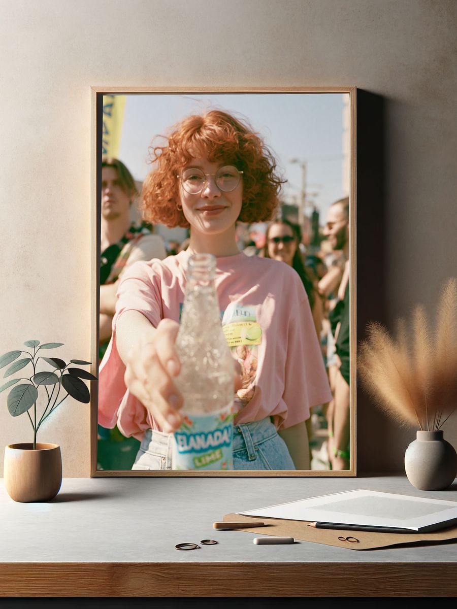 Festival Portrait Photography Poster. — room view 2