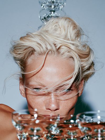 Blonde Portrait Photography Poster.