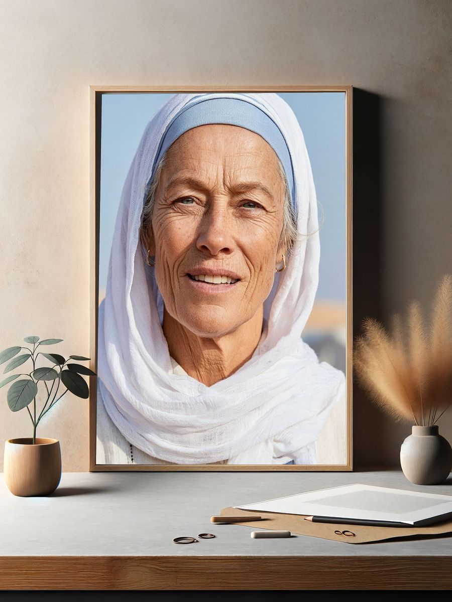 Desert Portrait Photography Poster. — room view 2