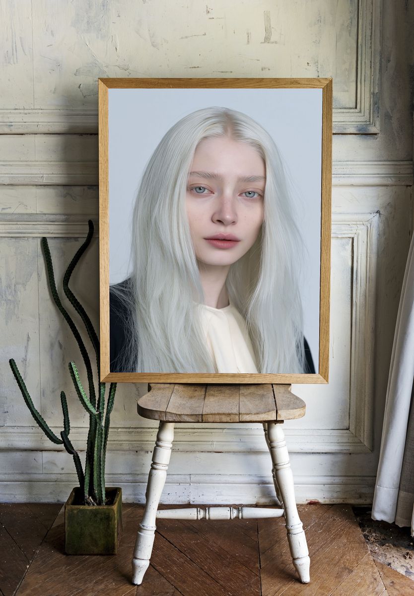 Platinum Portrait Photography Poster. room preview