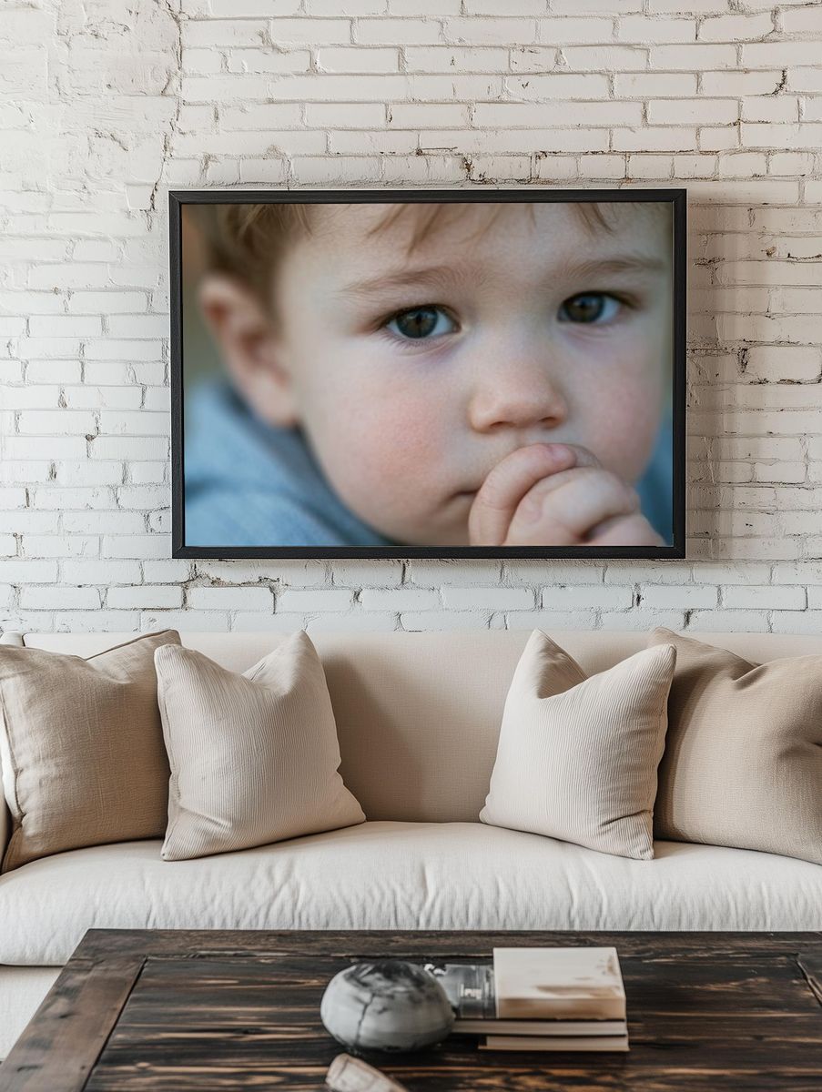 Toddler Portrait Photography Poster. room preview