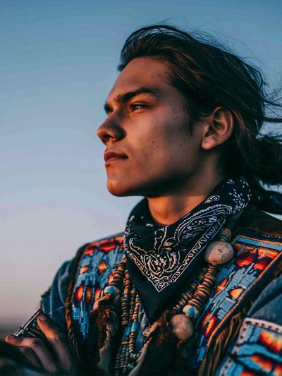 Native Portrait Photography Poster.