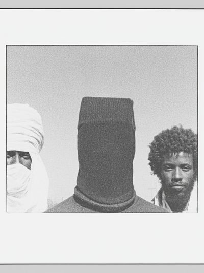 Three Figures Black-White Poster.