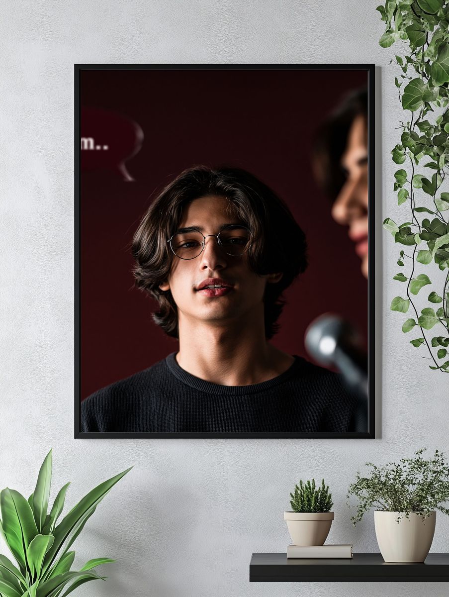 Introspective Portrait Photography Poster. — room view 4