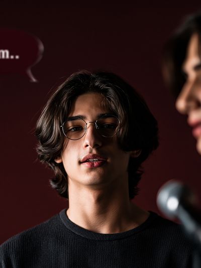 Introspective Portrait Photography Poster.