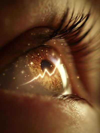 Golden Eye Reflection Poster.