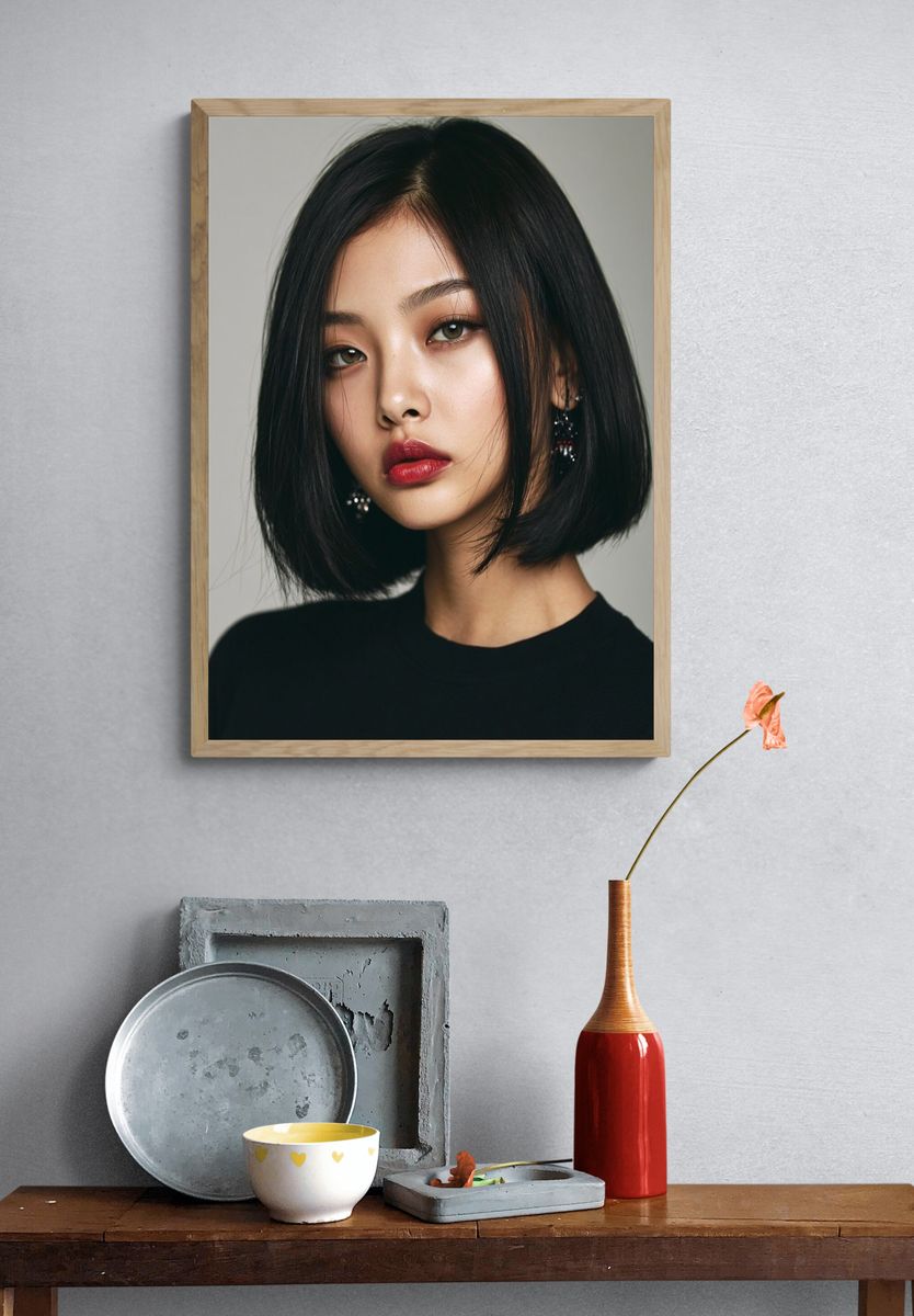 Elegant Portrait Photography Poster. — room view 3