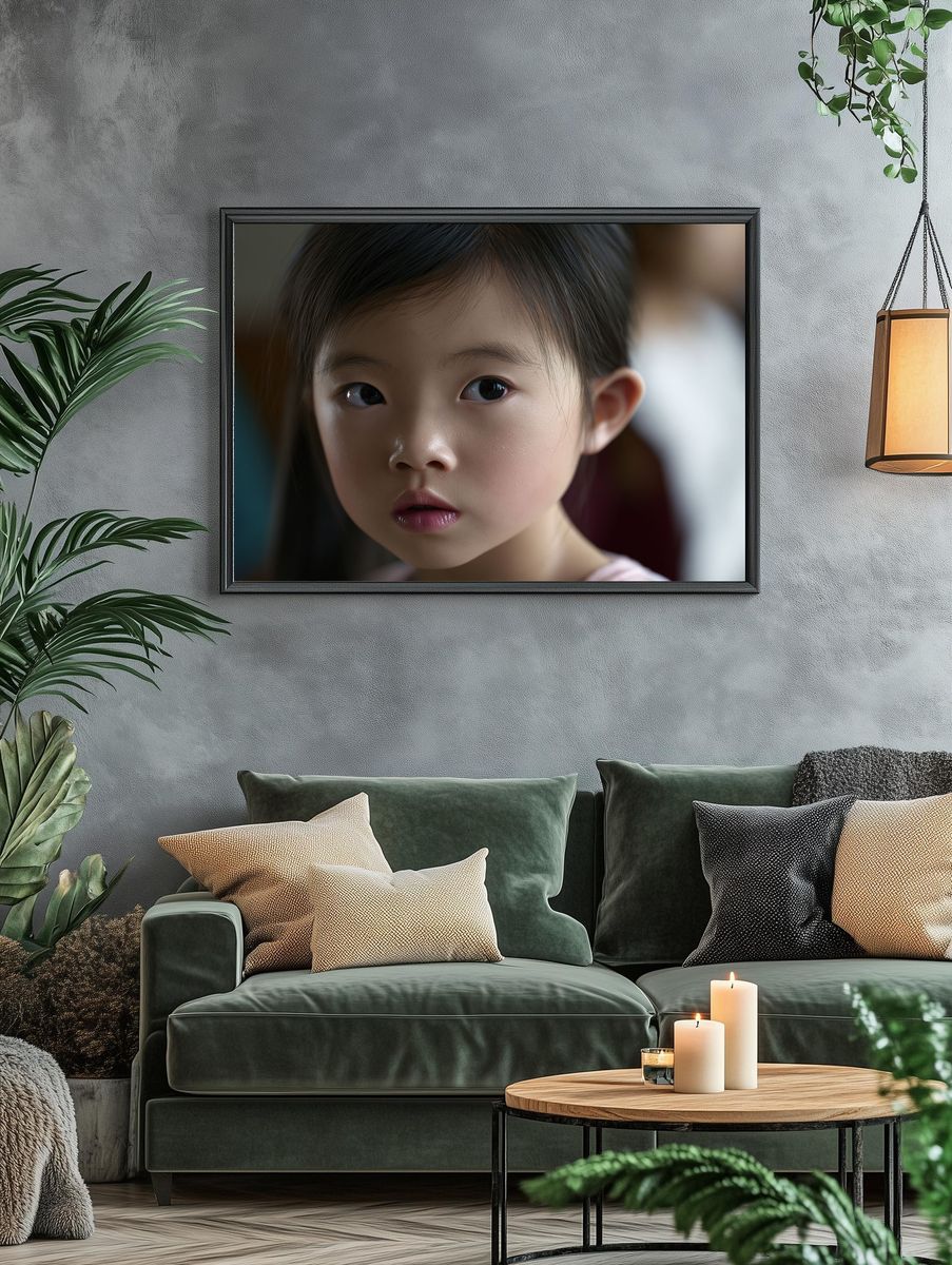 Child Portrait Photography Poster. — room view 4