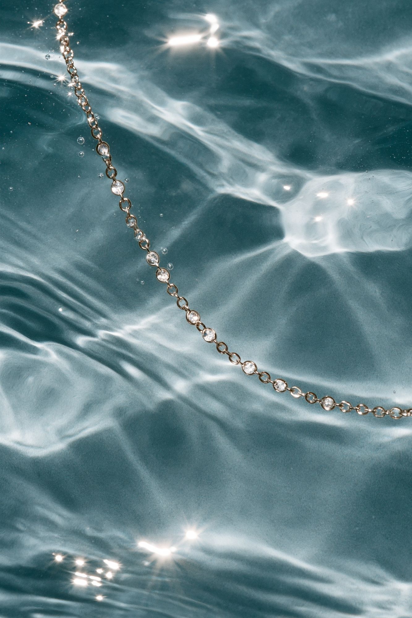Crystal Chain Water Poster. poster — photography art