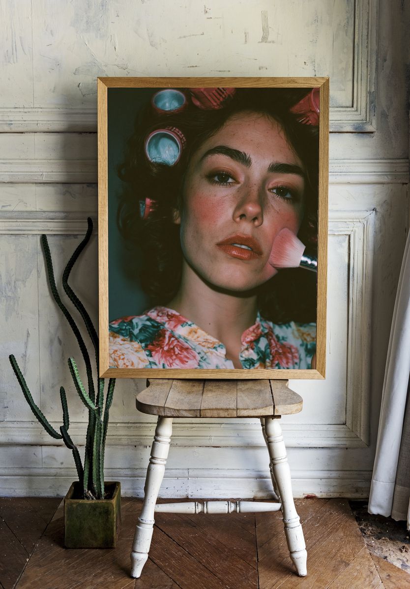 Vintage Beauty Portrait Poster. room preview