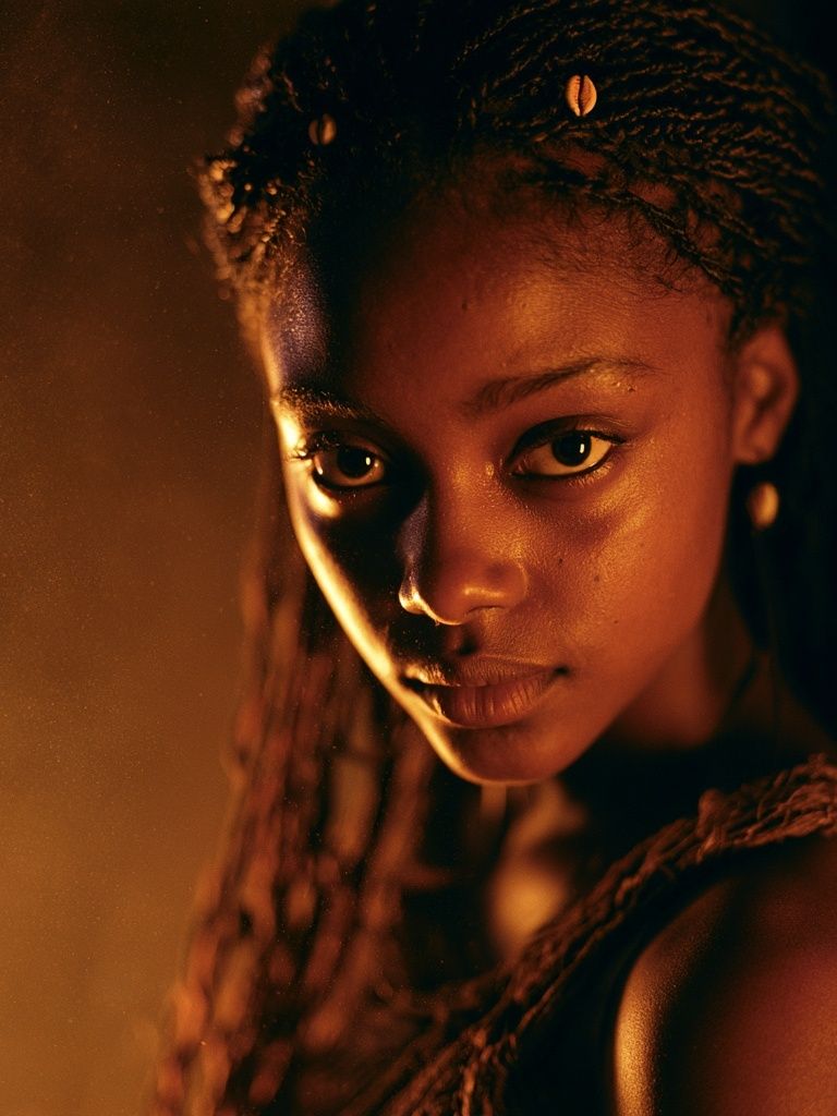 Golden Portrait Photography Poster. poster detail