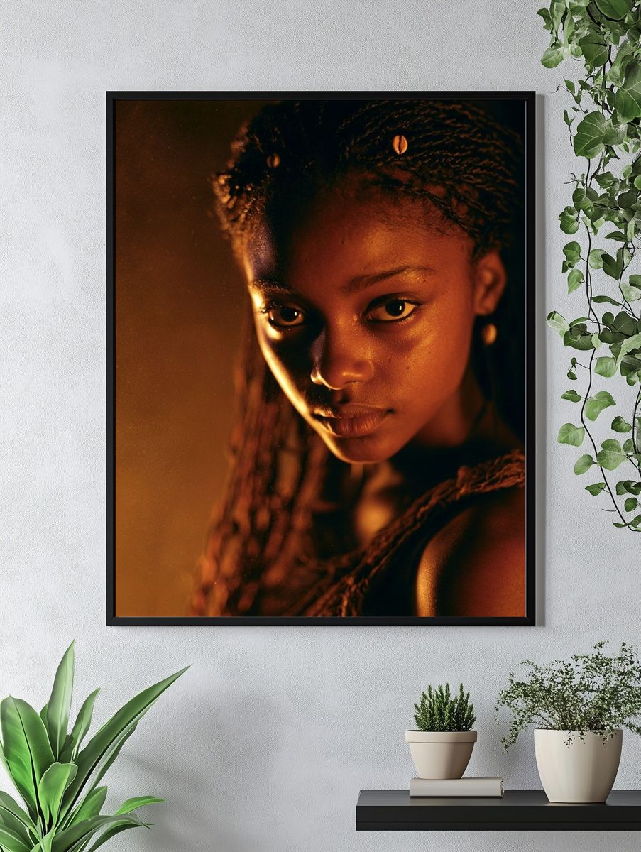 Golden Portrait Photography Poster. — room view 4