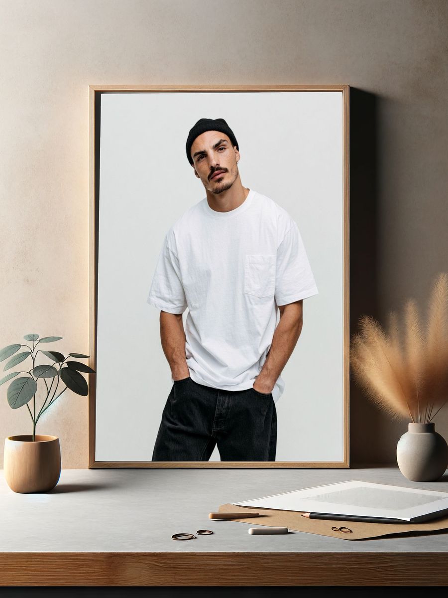 Minimalist Portrait Photography Poster. — room view 2