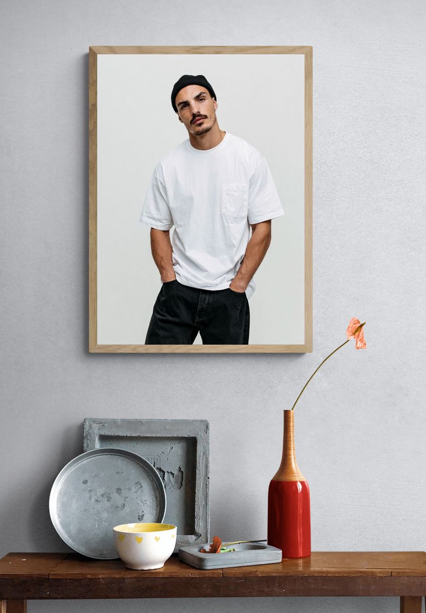 Minimalist Portrait Photography Poster. — room view 3