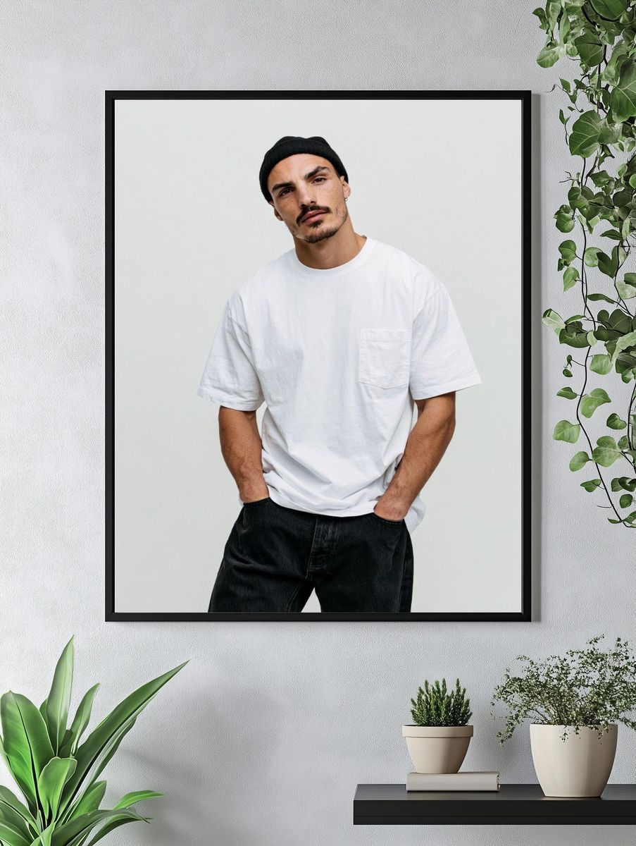 Minimalist Portrait Photography Poster. — room view 4