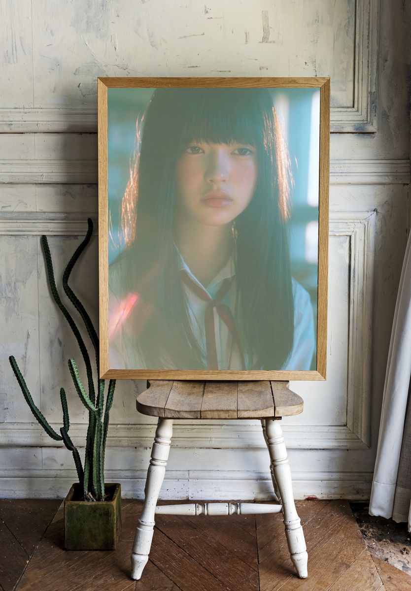 Soft Light Portrait Print. — room view 1