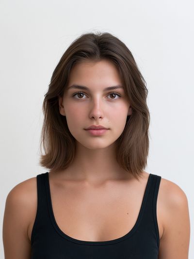 Minimalist Female Portrait Print.