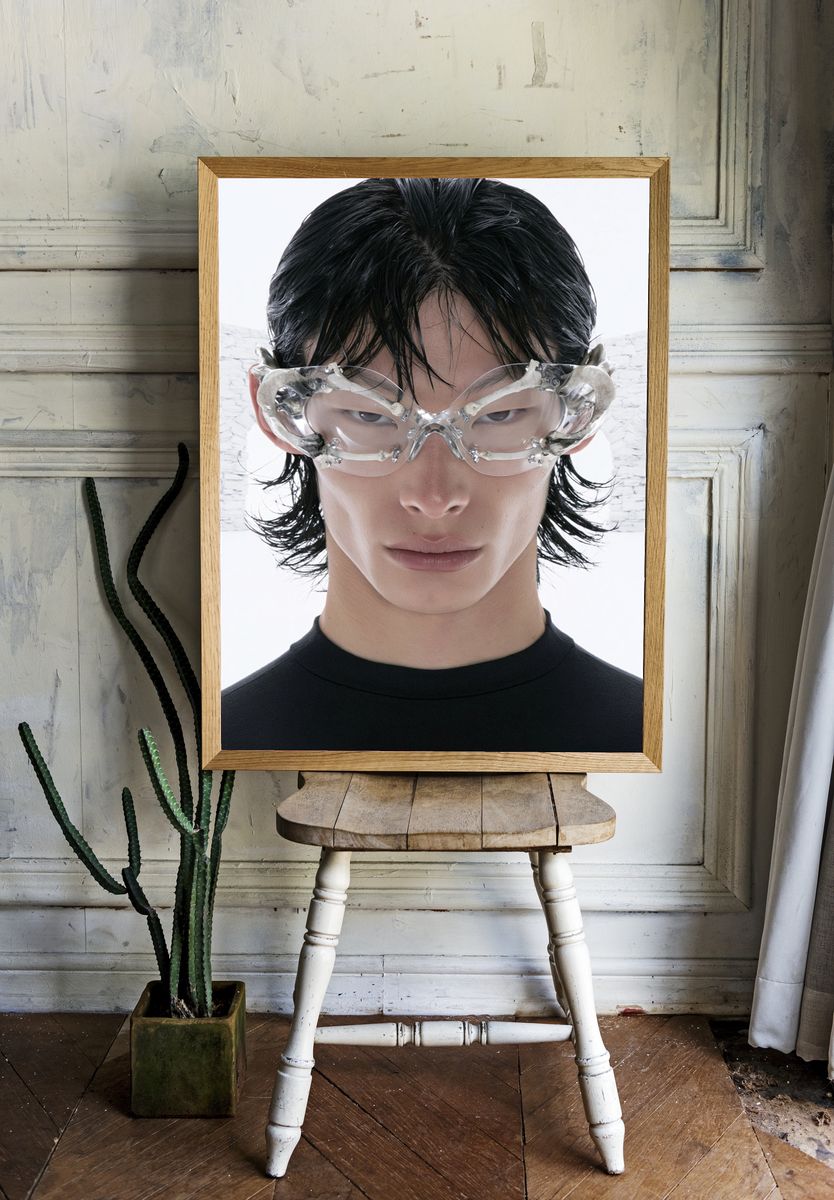 Avant-Garde Portrait Photography Poster. room preview