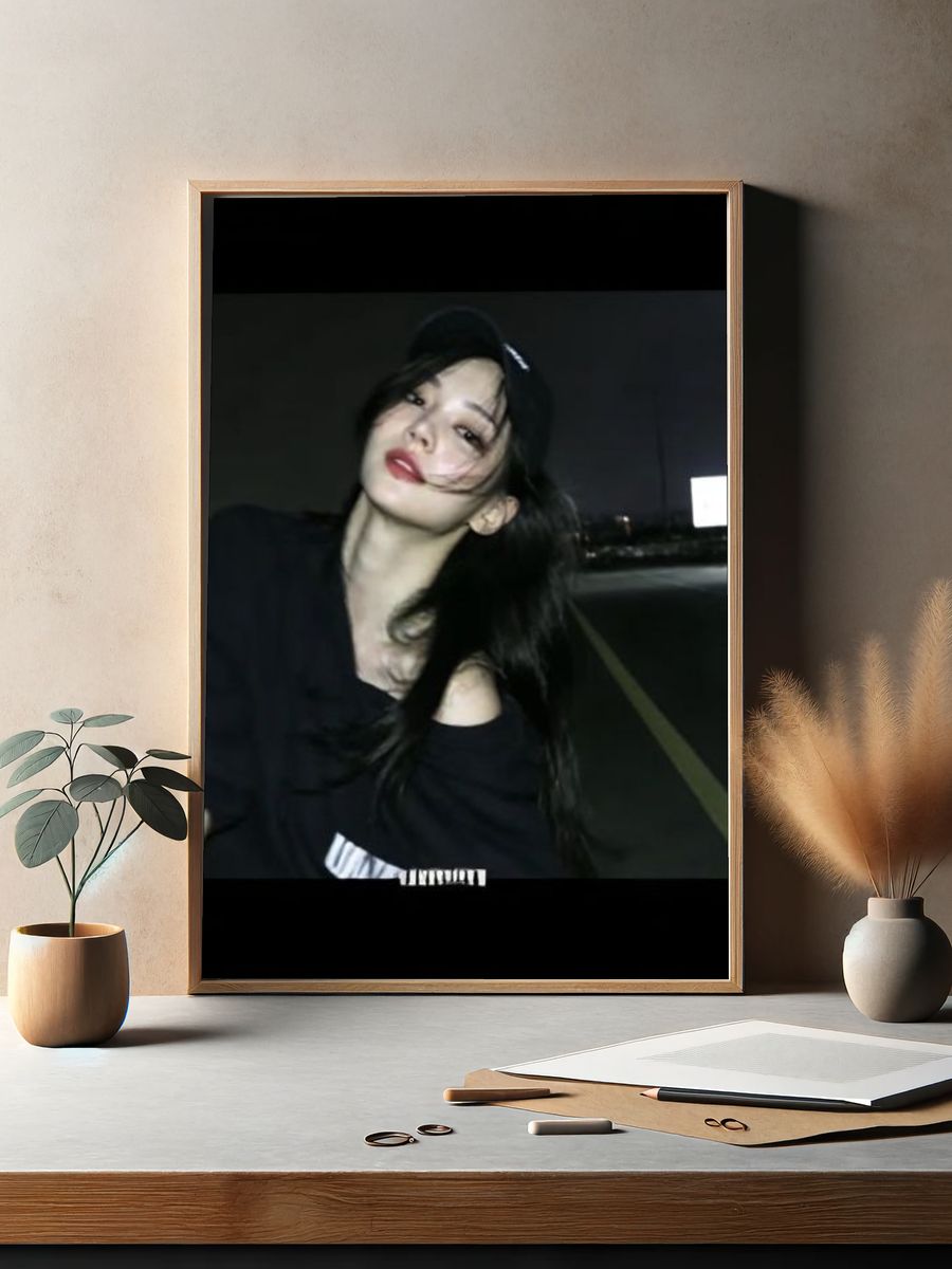 Night Street Portrait Photography Poster. — room view 2