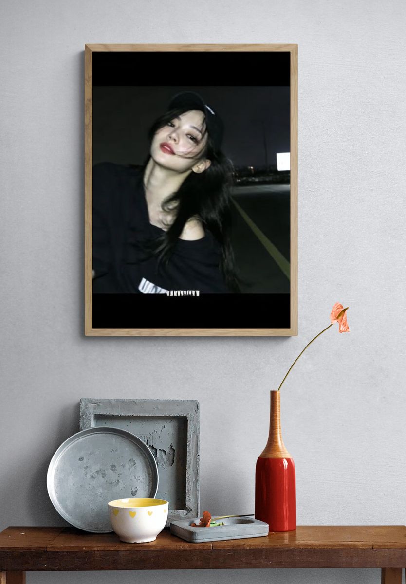 Night Street Portrait Photography Poster. — room view 3