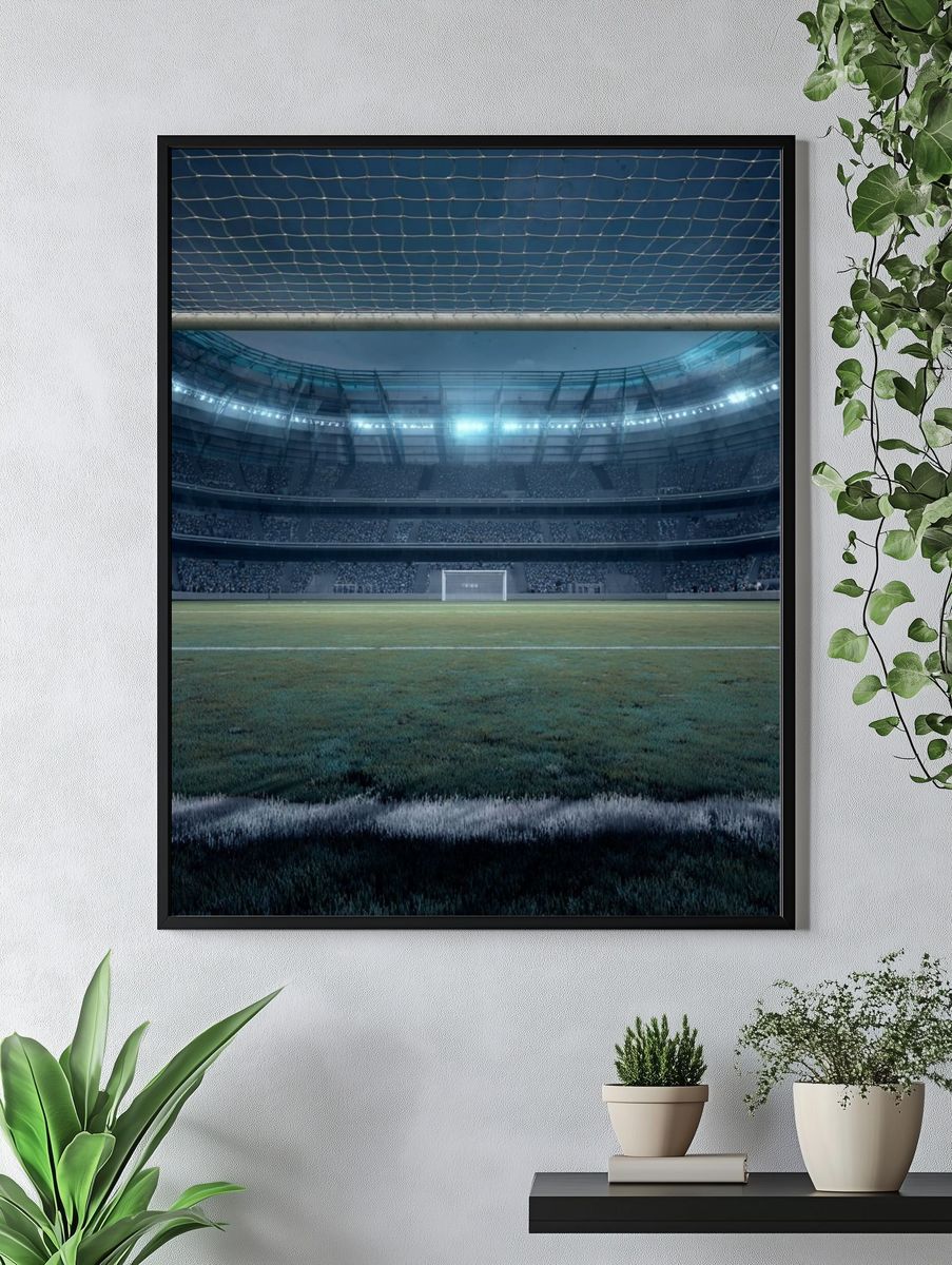 Empty Stadium Nightscape Poster. — room view 4