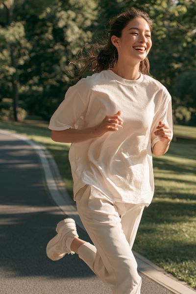 Joyful Runner Photography Poster.