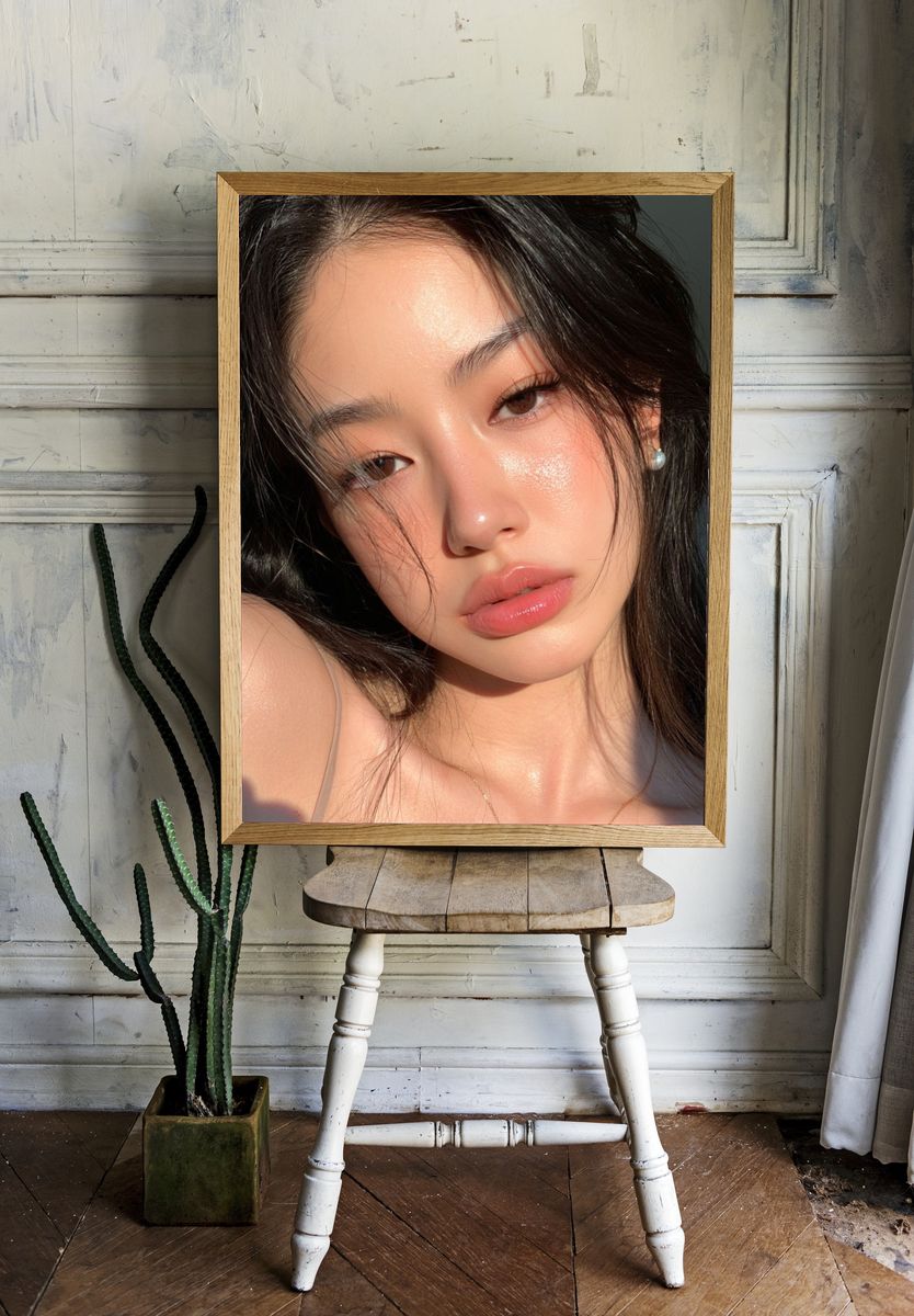 Soft Glam Portrait Photography Poster. — room view 1