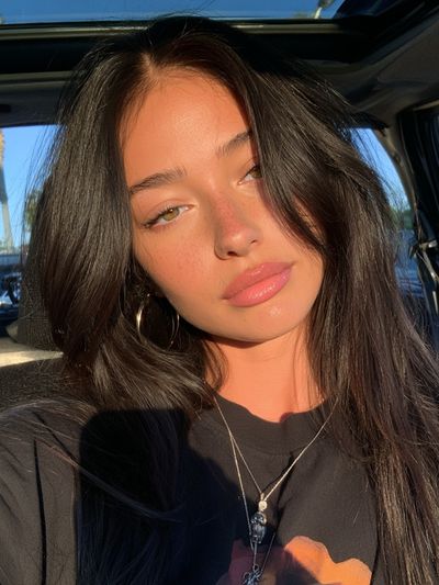 Sunlit Car Selfie Portrait Print.