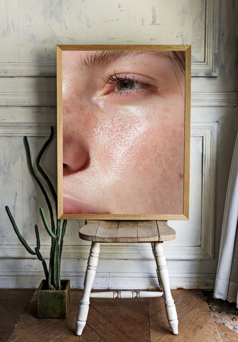 Close-Up Portrait Photography Poster. room preview