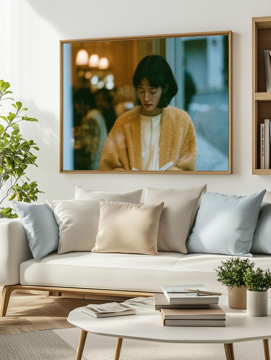 Quiet Window Portrait Photography Print. — room view 2