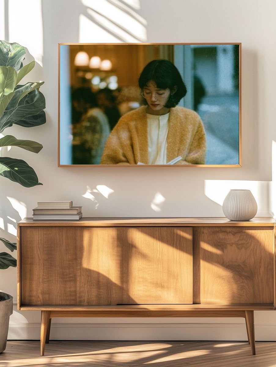 Quiet Window Portrait Photography Print. — room view 3