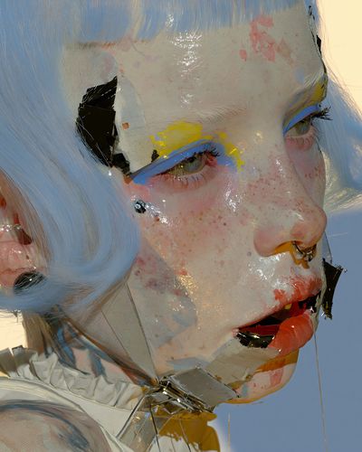 Avant-Garde Portrait Print.