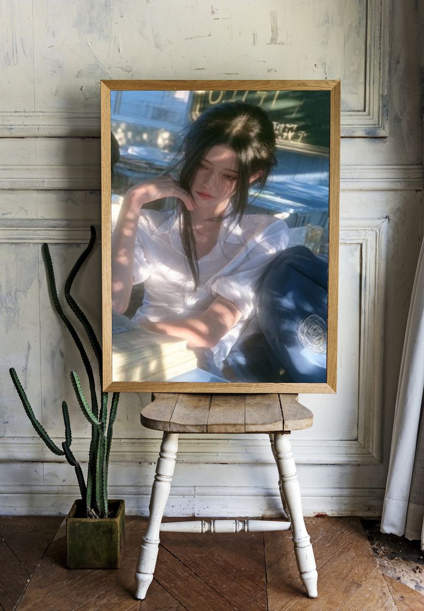 Dreamy Portrait Photography Poster. room preview