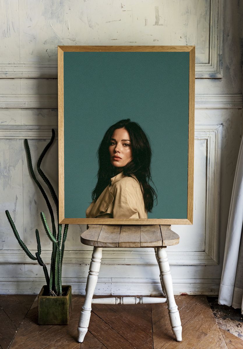 Moody Portrait Photography Poster. — room view 1