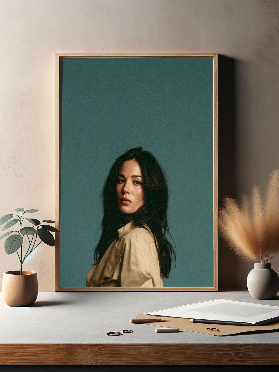Moody Portrait Photography Poster. — room view 2