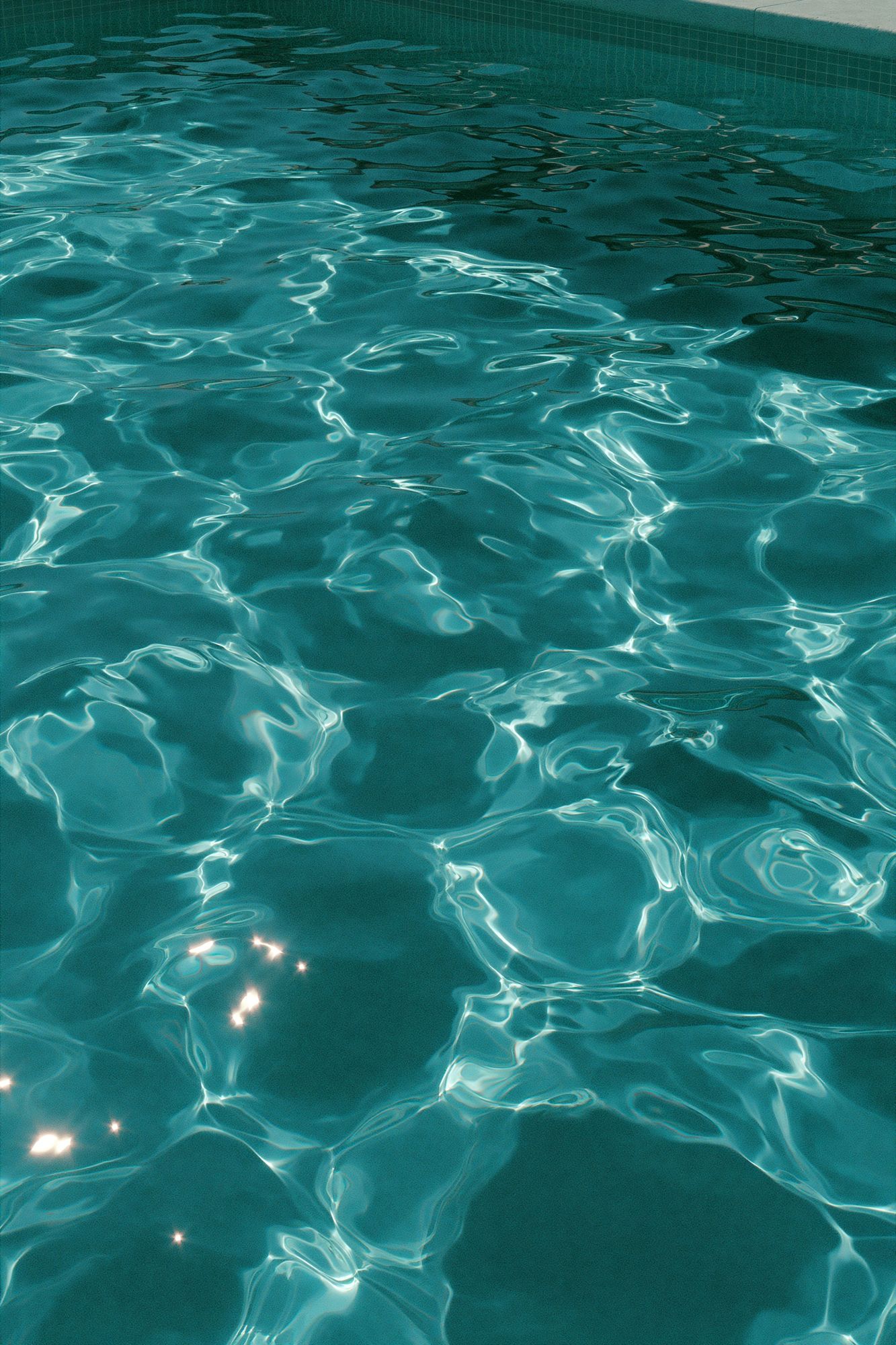 Turquoise Pool Water Photography Poster. poster detail