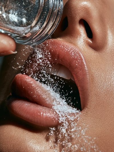 Salt Pour Portrait Photography Poster.