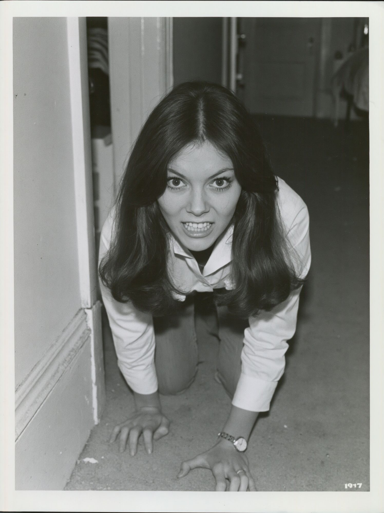 1970s Black-and-White Portrait Poster. poster — photography art