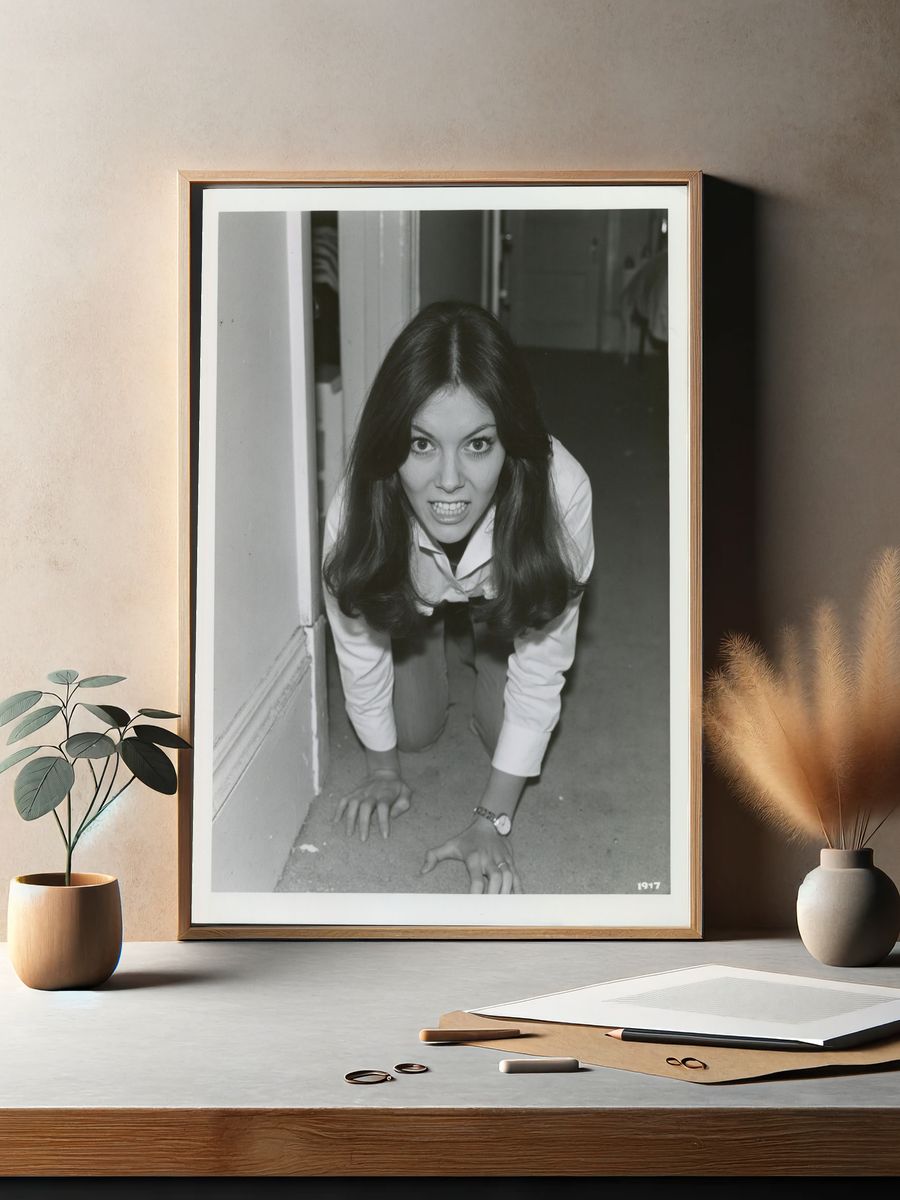 1970s Black-and-White Portrait Poster. — room view 2