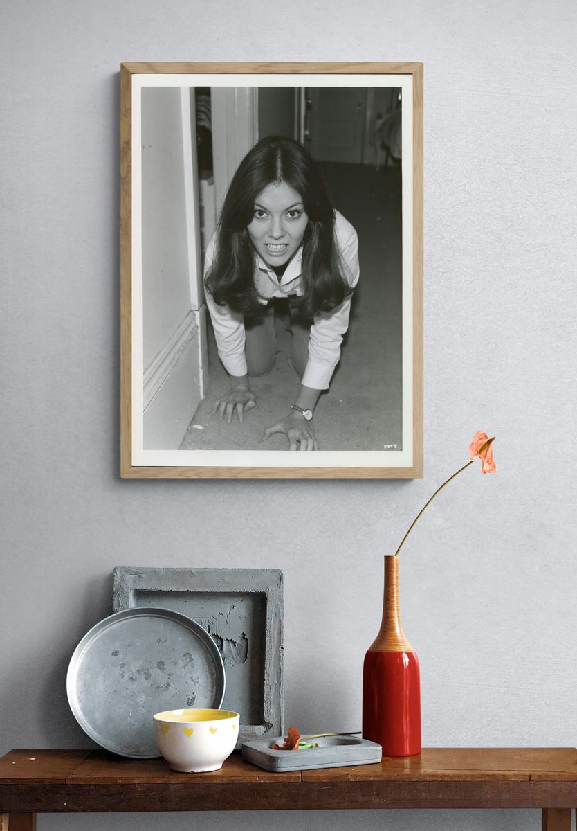 1970s Black-and-White Portrait Poster. — room view 3